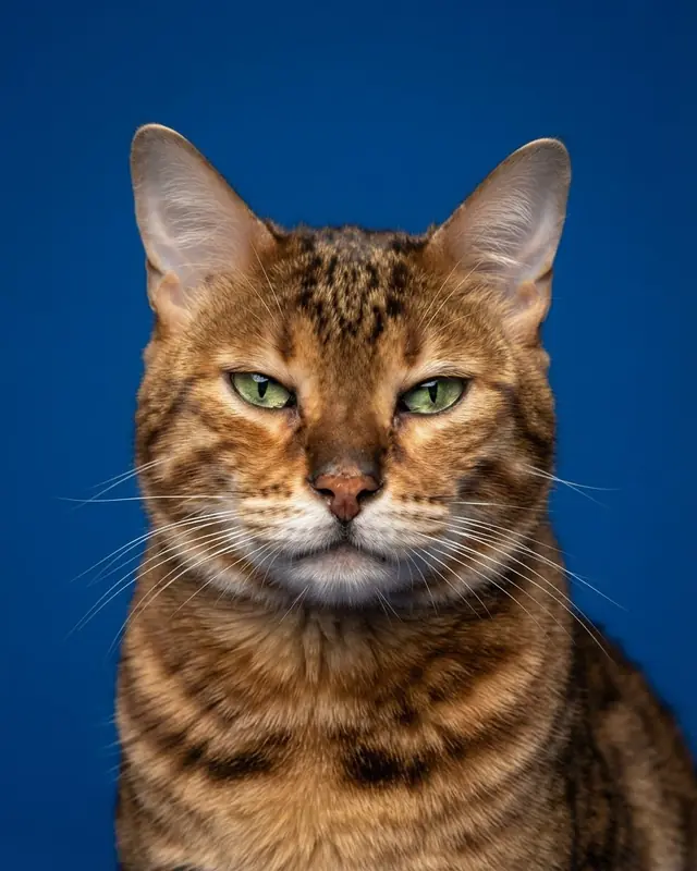 Magazine Cover style render of a cat named Prada