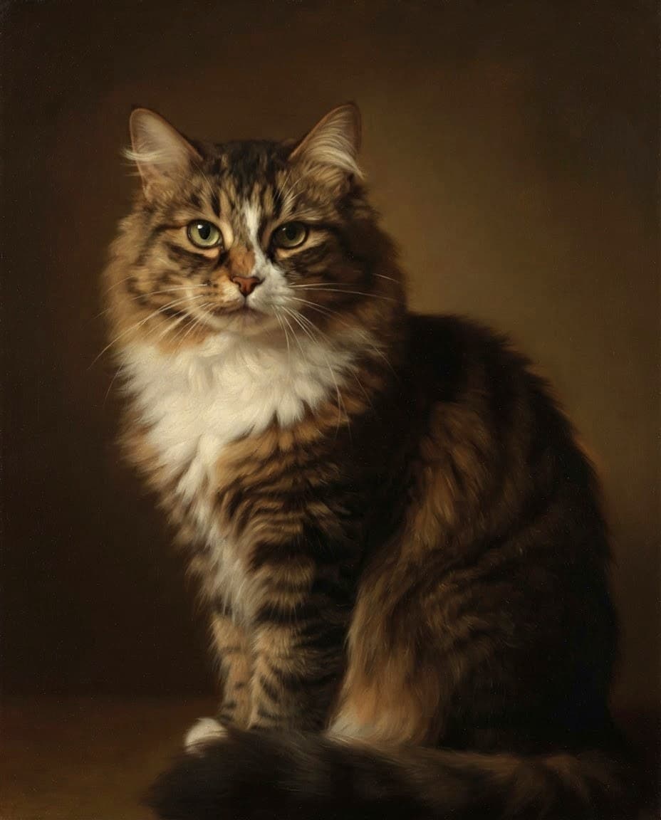 Old Master Oil style render