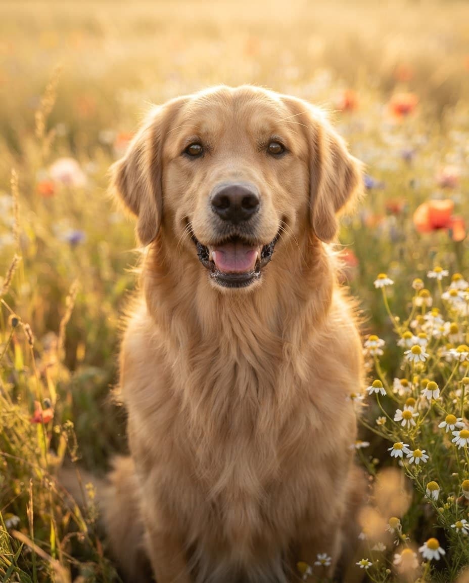 Golden Meadow style render