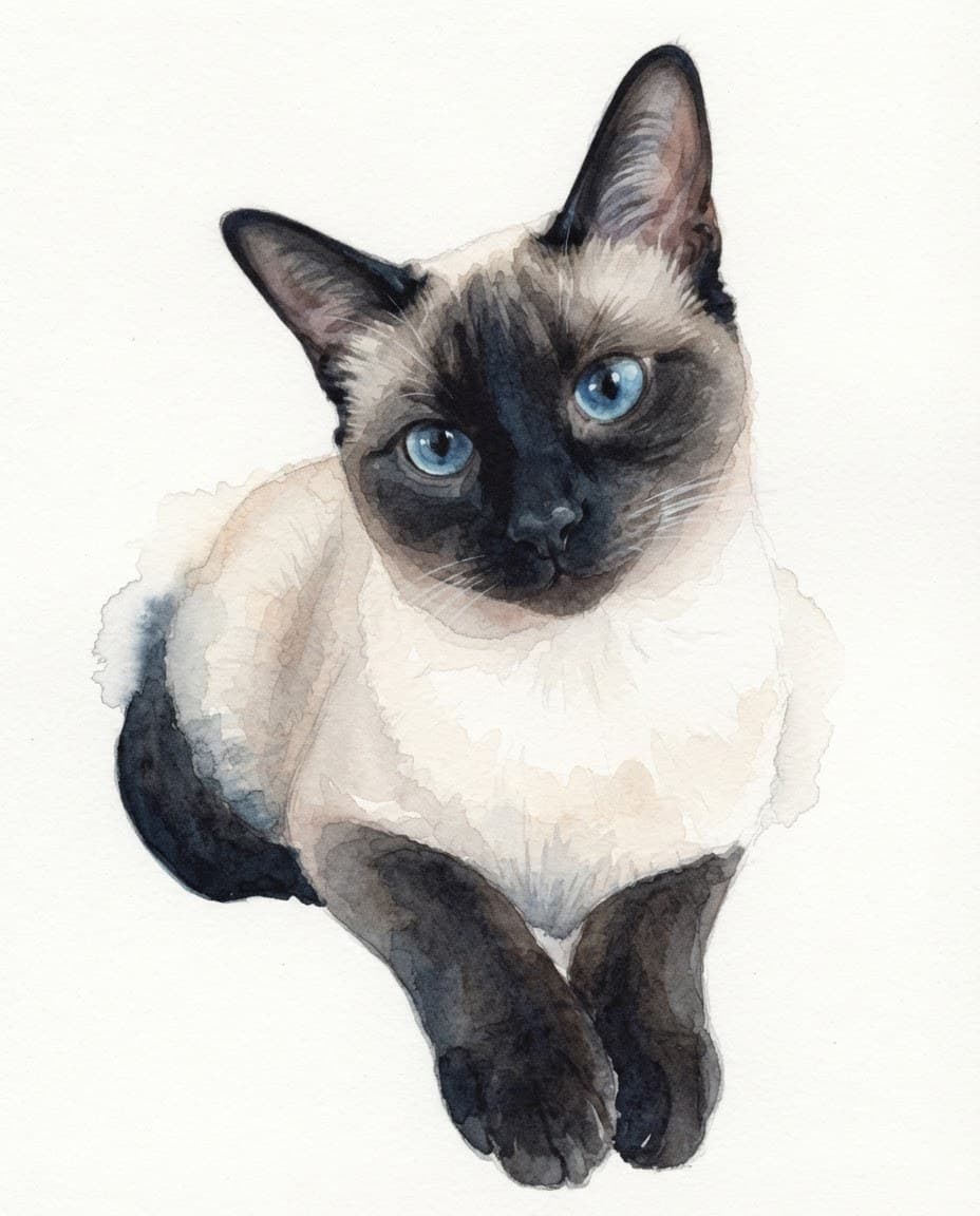 Soft Watercolor style render